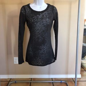 Express sheer long sleeve T